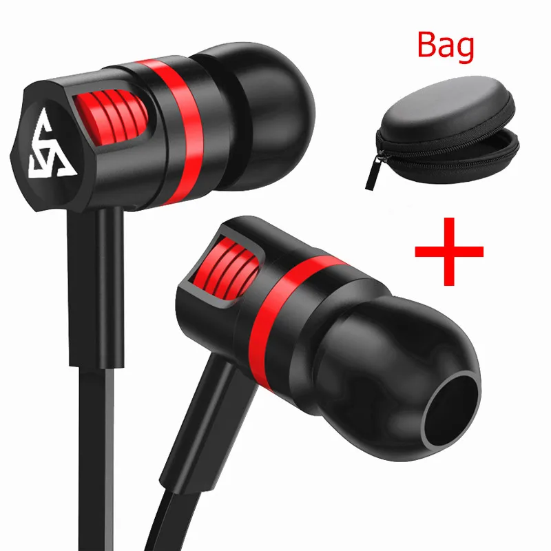 Проводные наушники-вкладыши для телефона, Спортивная гарнитура, стерео наушники, наушники с микрофоном, наушники для Iphone 7 X, samsung, Xiaomi, huawei
