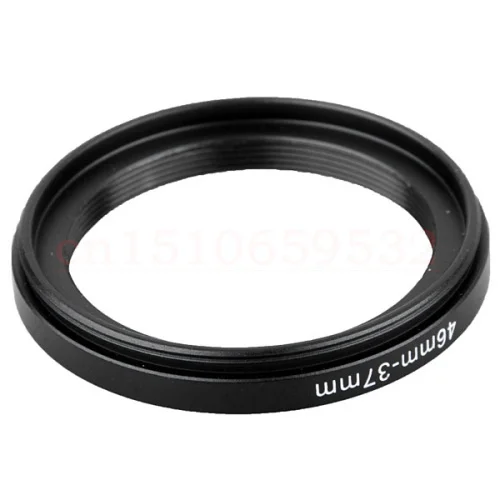 10pcs 46-37mm 46mm-37mm 46 to 37 Black Aluminum metal Neutral Brand Step down Filter Ring lens Adapter