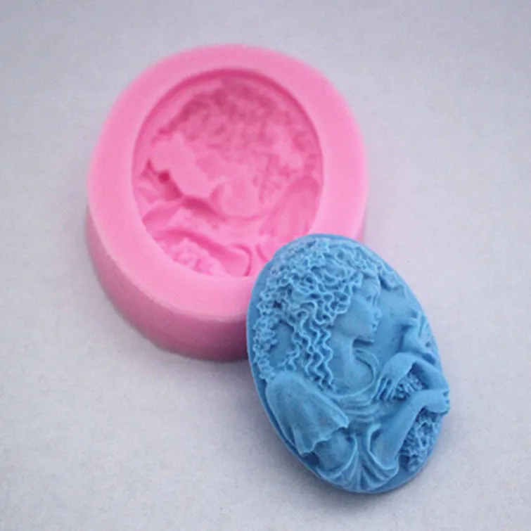 3 9 см Single mini Lady F0188S силиконовая форма для выпечки Sugar Mold Craft формы пирожных Сделай