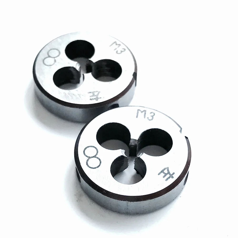 

Free shipping of 2PCS Metric standard manual die M3-M10 left hand for processing steel iron aluminum copper metal workpiece