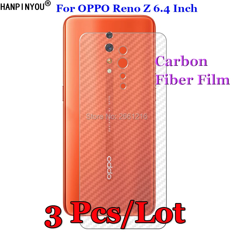 3 шт./лот для OPPO Reno Z 6 4 дюйма 3D Нескользящая прозрачная углеволоконная защитная