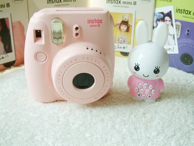 Камера моментальной печати Fujifilm Instax Mini 8 цвет красный розовый синий черный желтый