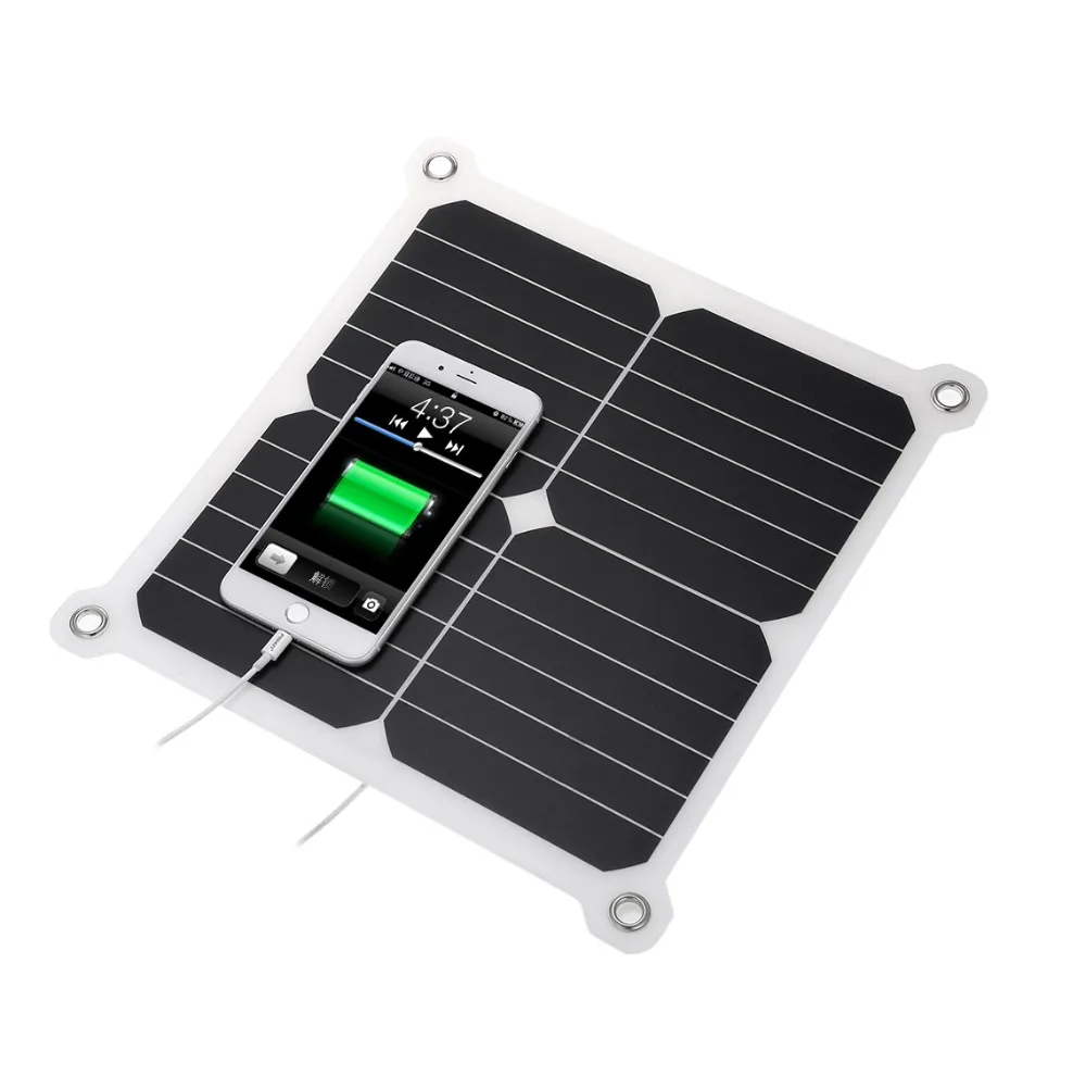 Портативное высокоэффективное зарядное устройство SUNWALK с солнечной панелью 13 Вт