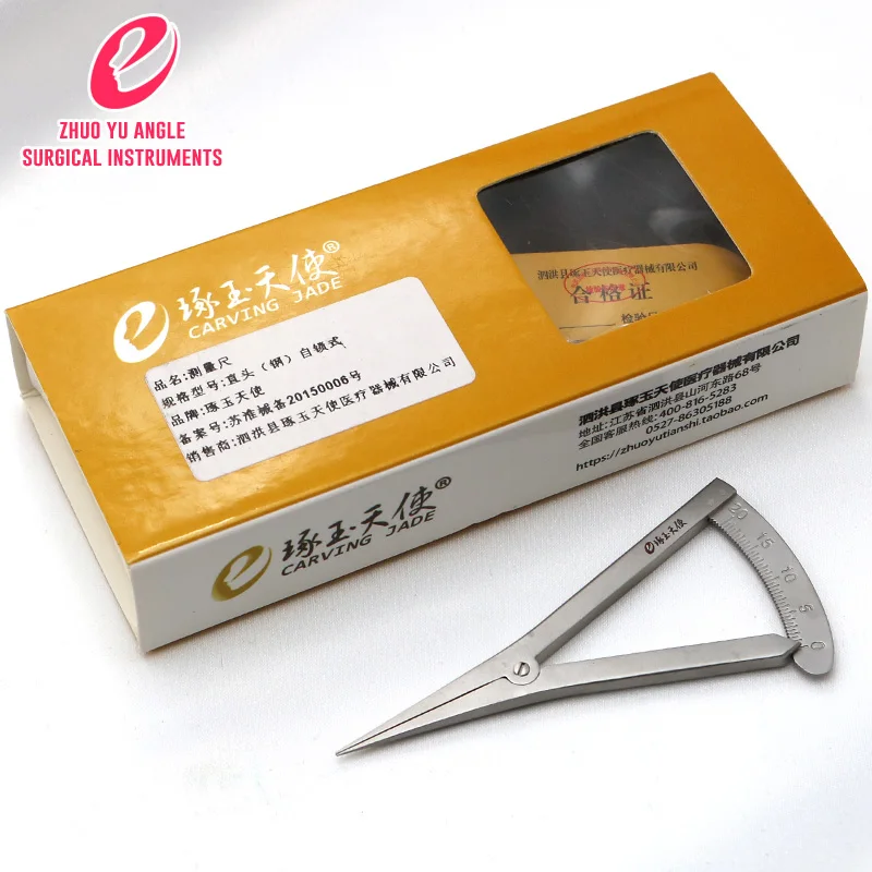 Манометр для глаз из нержавеющей стали линейка титанового сплава измерения