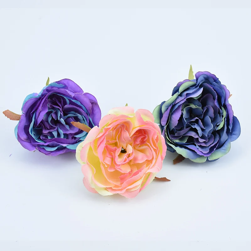 9 см Шелковый Пион рождественские украшения для дома Свадебные аксессуары