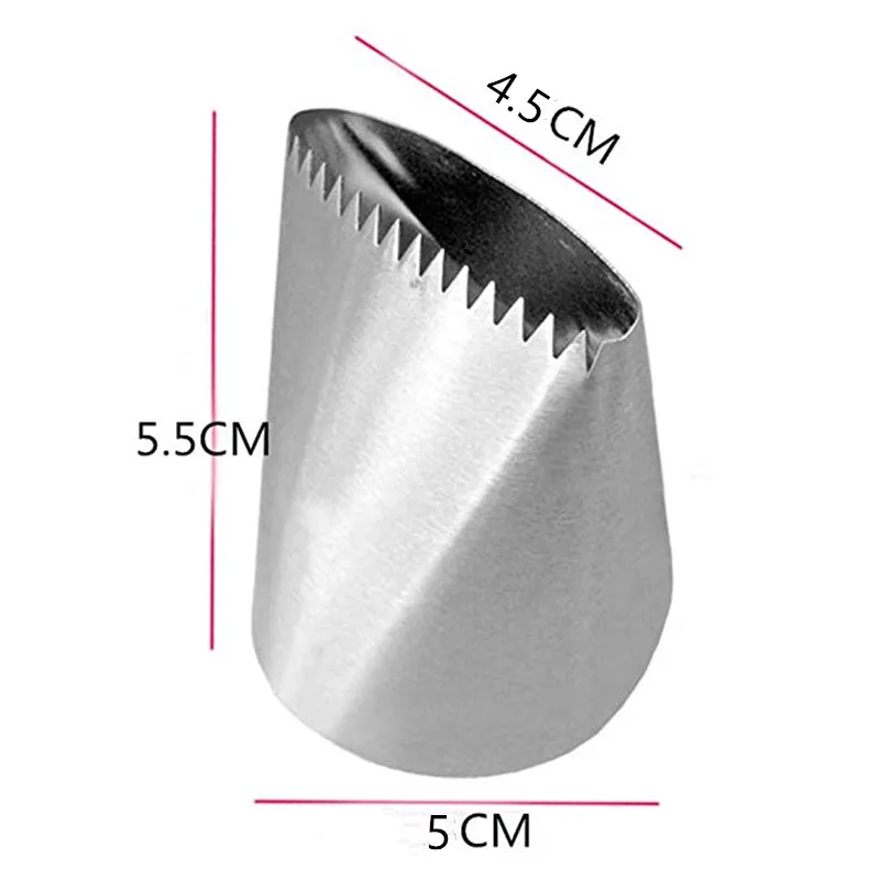 200 # очень большие Кондитерские насадки из нержавеющей стали инструменты для