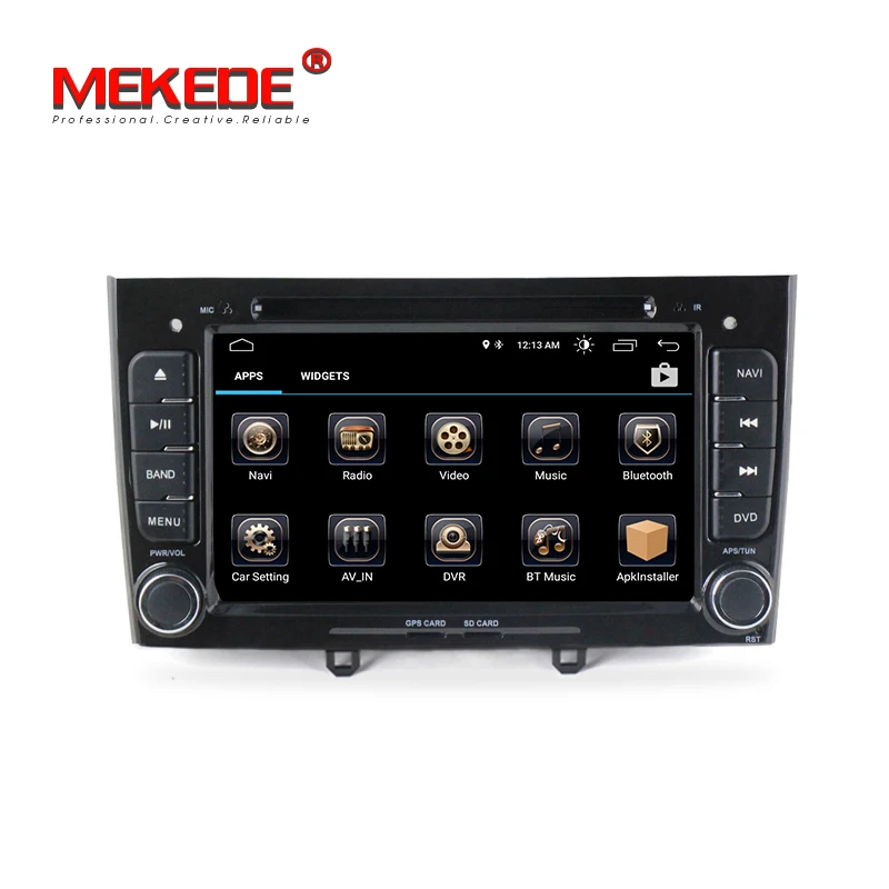 MEKEDE Quad-core Android8.1 2din автомобильный dvd плеер для peugeot 408 2010-2011& peugeot 308 I(T7) 2008-2011 Автомобильный gps навигатор