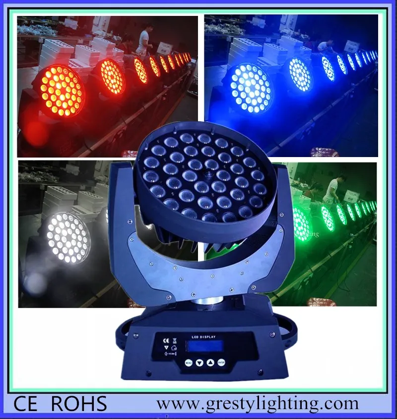 4 шт./лот 36 10 Вт rgbw zoom wash led moving head|zoom wash|wash headmoving head |