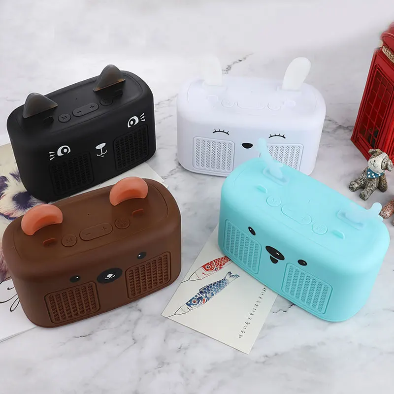 Bluetooth Беспроводной мультфильм Динамик Портативная колонка с сабвуфером