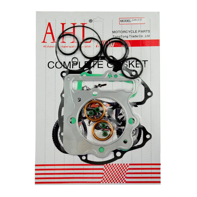Детали мотоциклетного двигателя Комплект прокладок крышки статора цилиндра для