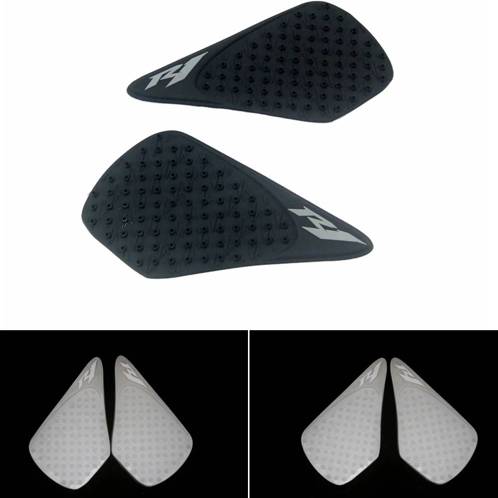 

Tank Grip Pads For YAMAHA R1 2007-2008 Protector Sticker Decal Gas Knee Grip Tank Traction Pad Side 3M