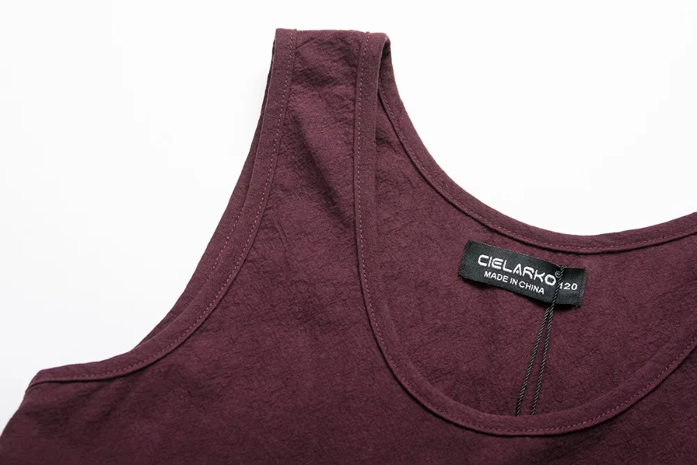 Cielarko Girl Cotton Dress Summer School Basic Kids Clothes Dresses Sleeveless Solid Children Classic with Pocket | Детская одежда и