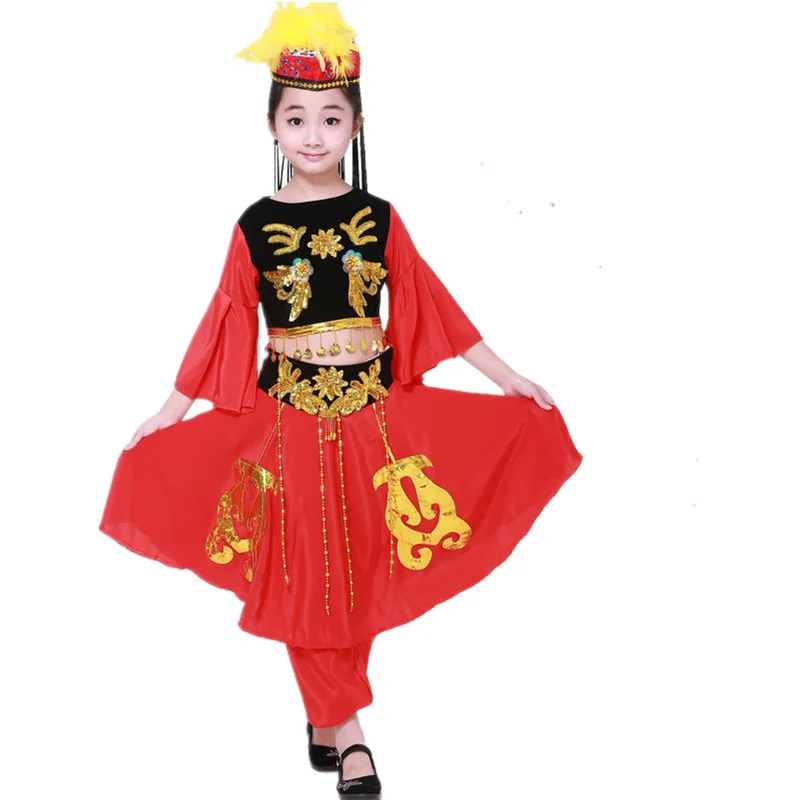 Новый детский танцевальный костюм для девочек детские костюмы выступлений в