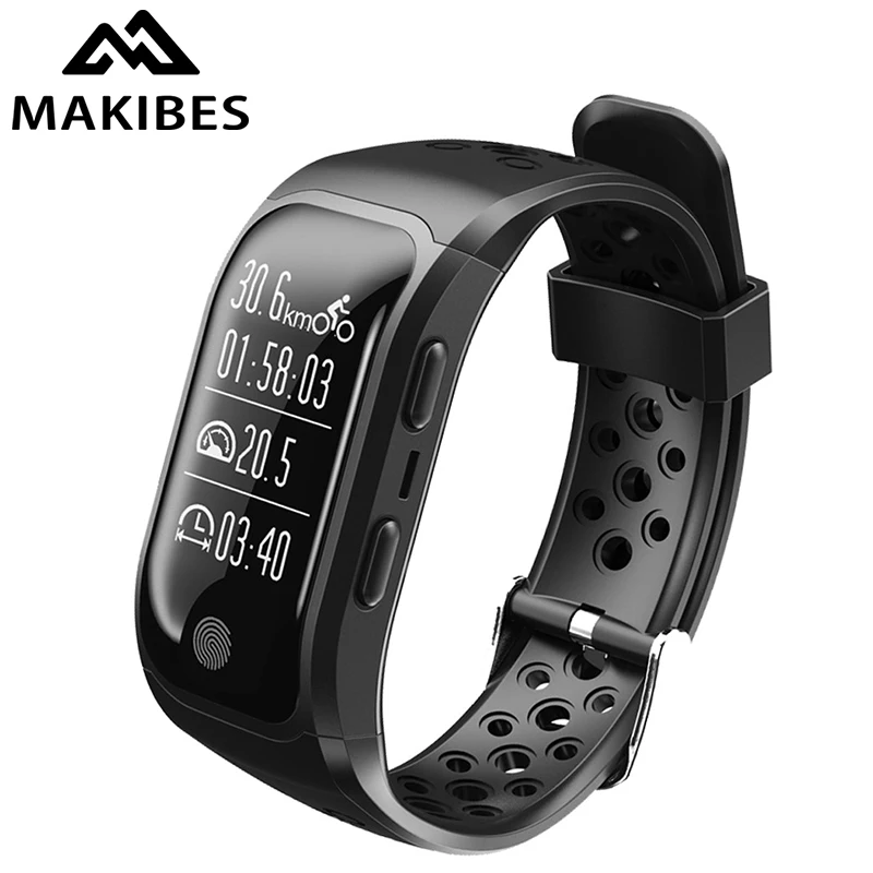 Makibes G03 gps Smart Band IP68 Водонепроницаемый спортивный браслет нескольких видов спорта