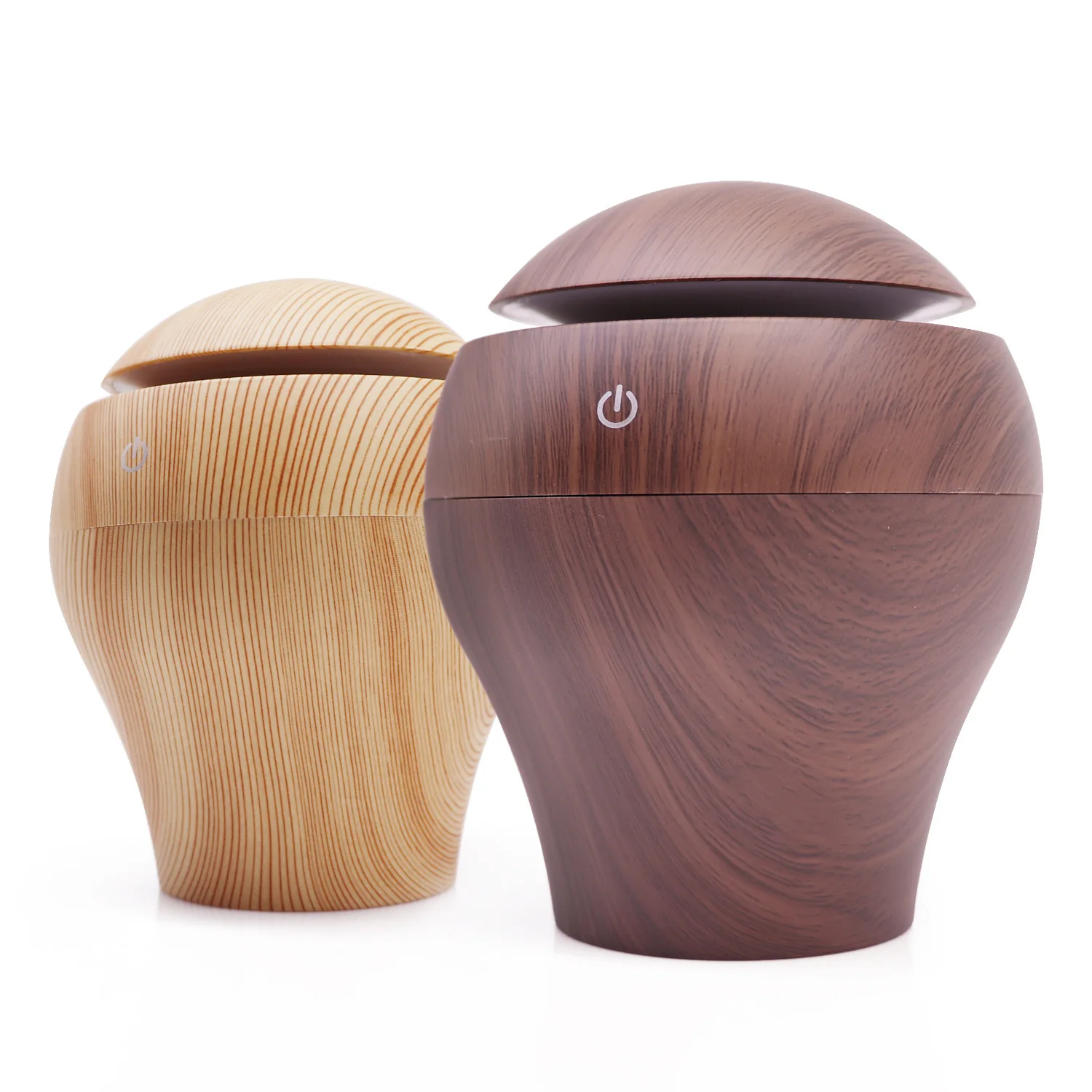 Mini Ultrasonic Air Humidifier USB Aroma Diffuser Wood Grain LED Night Light Electric Essential Oil Purifier Mist | Дом и сад