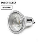 4 шт., Светодиодный прожектор GU10 без мерцания, 5 Вт, COB, супер яркий, домашний потолочный вентилятор, замена 50 Вт, галогеновые лампы