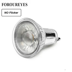 4 шт., Светодиодный прожектор GU10 без мерцания, 5 Вт, COB, супер яркий, домашний потолочный вентилятор, замена 50 Вт, галогеновые лампы