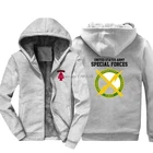 Толстовка Мужская Утепленная в стиле милитари армии США