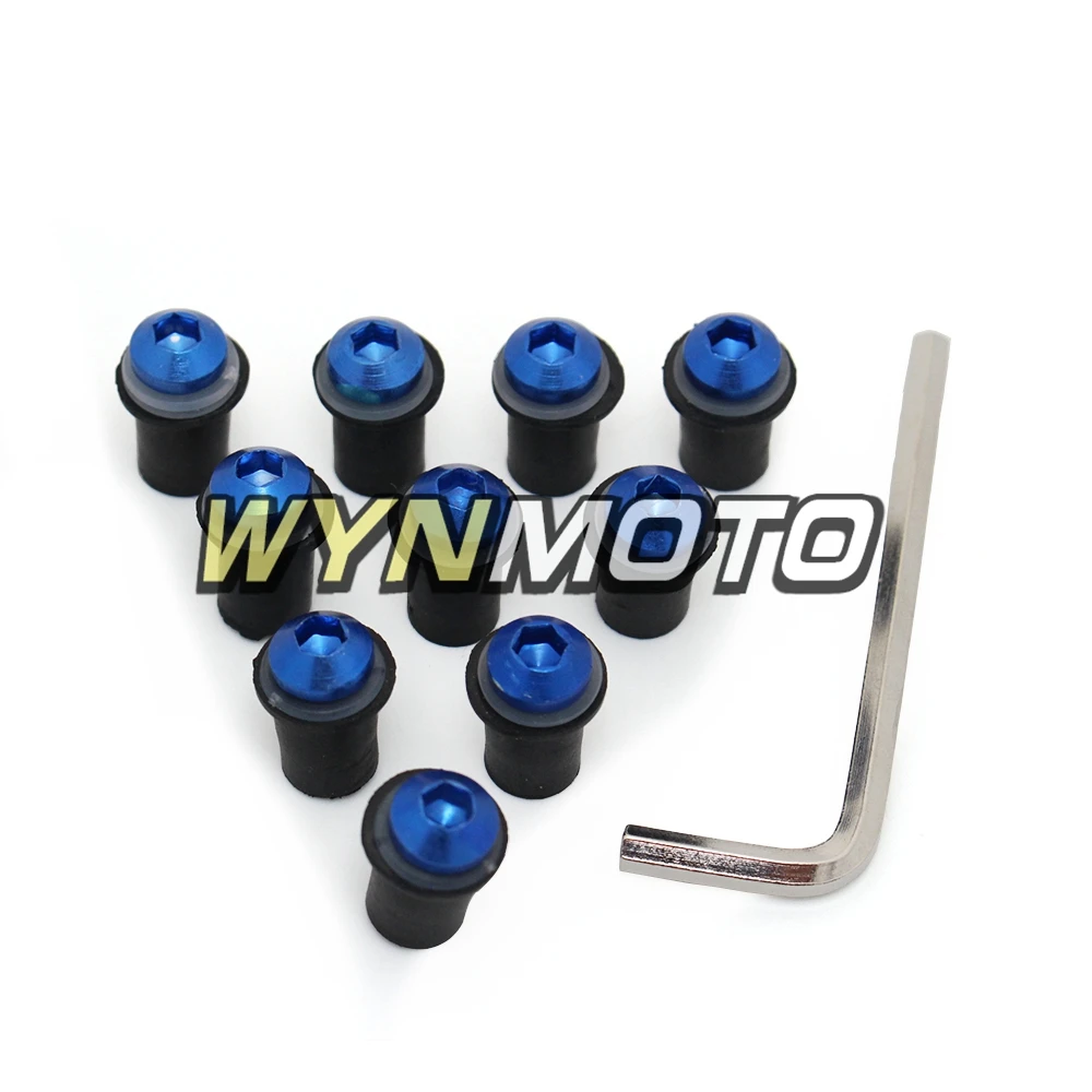 Обтекатели болты для лобового стекла крепежные гайки винты шайбы Yamaha YZF600 R6 1998-2006