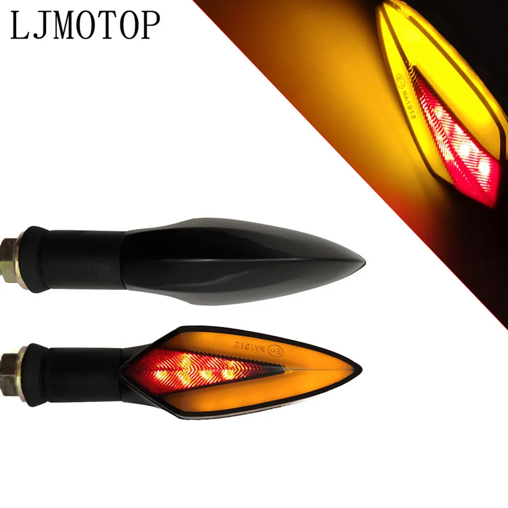 Мотоциклетные поворотные сигнальные огни светодиодный индикаторы хвостовые