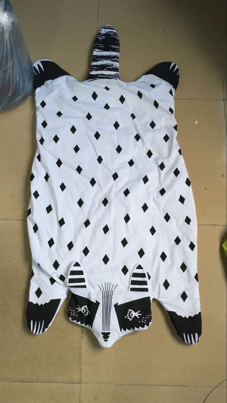 Новый INS Модный ребенок детский игровой коврик енот медведь одеяло тигр дети