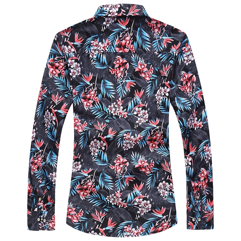 Мужская одежда 2019 camisa masculina модная уличная гавайская рубашка большие размеры