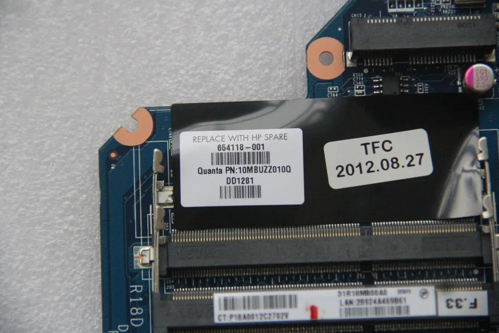 654118-001 для ноутбука HP Pavilion G4 G6 G7 R18D материнская плата DAR18DMB6D0 со стандартным ЦП HM55 DDR3