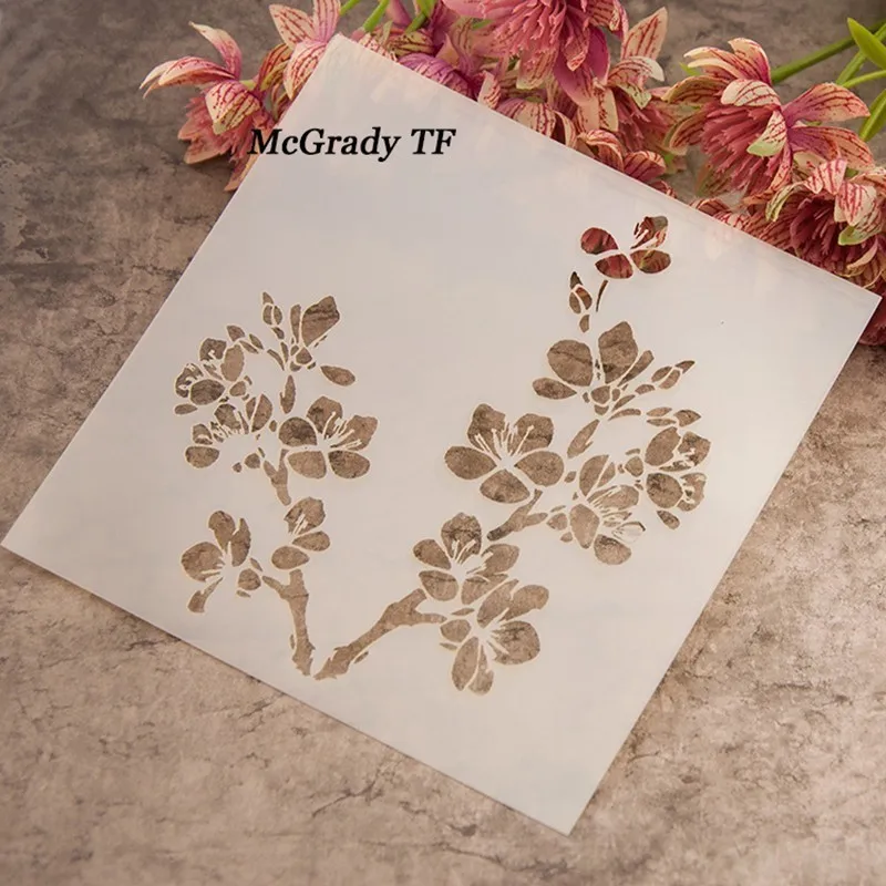 Трафарет для торта Скрапбукинг DIY Фотоальбом маскировки спрей Окрашенные звезда