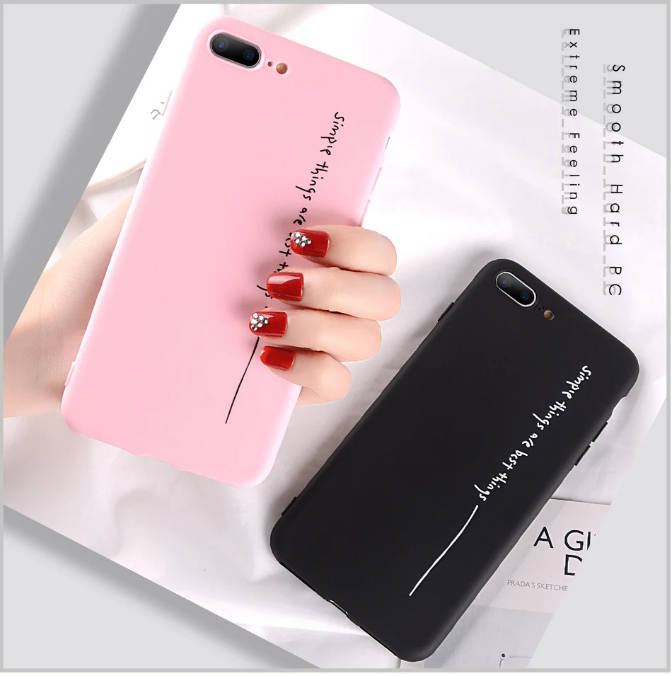 Чехол Ottwn для iPhone 6, 7, 8 Plus, X, XR, XS, Max, простой чехол с буквенным принтом, для iPhone 11 Pro, чехол, Мягкая силиконовая задняя крышка, чехол для телефона