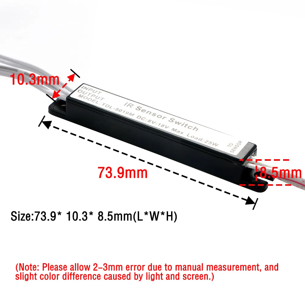 DC 12V Индуктивный бесконтактный Auto вкл/выкл инфракрасный Сенсор подход модуль