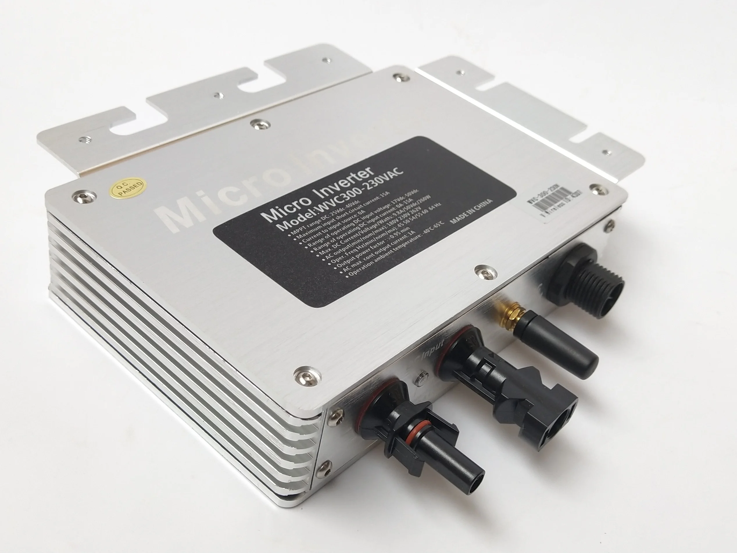 Горячая Распродажа! Wi Fi версия Micro WVC300 MPPT инвертор солнечной сетки IP65 300 Вт