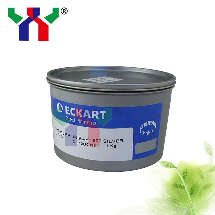 9310 серебристые Германия Eckart офсетная печать Litho Ink 1 кг/can высокое качество горячая
