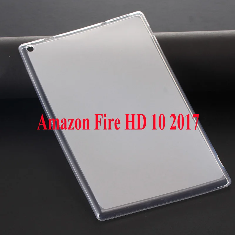 TPU Личи складной из искусственной кожи чехол для Amazon Kindle Fire HD 10 10,1 дюймов чехол для Amazon Kindle Fire HD10 Чехол+ пленка+ ручка - Цвет: TPU