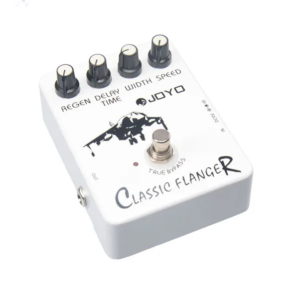 JOYO JF-07 классический фланжировочный станок гитарная педаль фланжировочный станок stompbox Скорость восстановить Ширина задержки освежитель воздуха с таймером Регулируемый байпасс