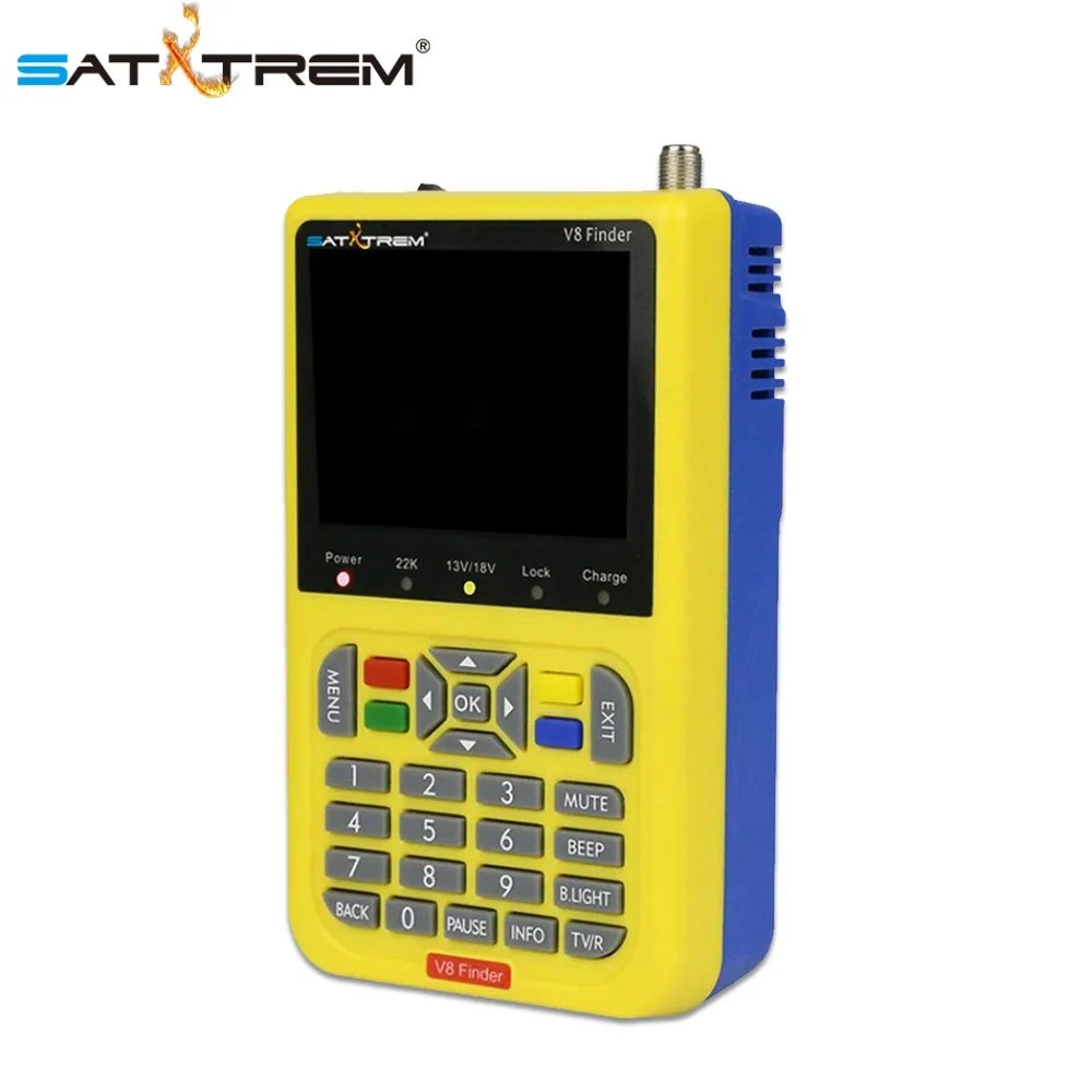 Satxtrem DVB S2 Цифровой спутниковый Finder цифровой FTA СБ HD внешняя ТВ антенна MPEG 4 для