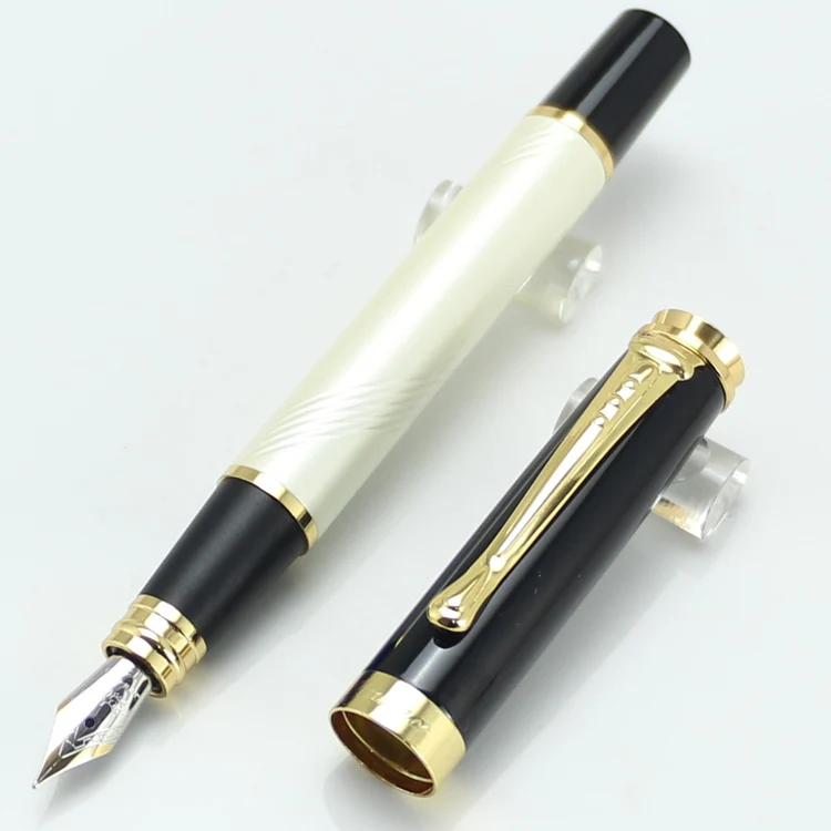 JINHAO 500 чернильная авторучка белого и золотого цвета на выбор 7 цветов перьевая