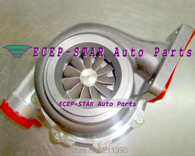 Бесплатная доставка Турбокомпрессор турбина T76 с водяным охлаждением: A/R 0 68 Comp: 80