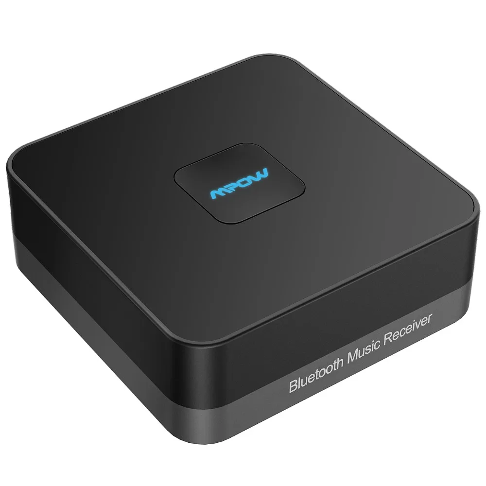 Mpow BH070 Bluetooth 4,1 приемник беспроводной аудио адаптер 15 ч рабочее время с 3,5 мм/RCA/Micro USB портом для автомобиля домашний динамик
