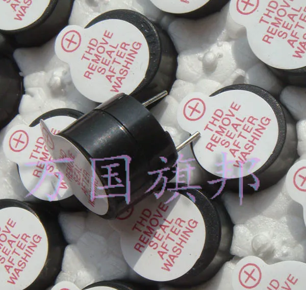 

Free Delivery.Buzzer 10 mm in diam. 12 mm high active 3 V DC
