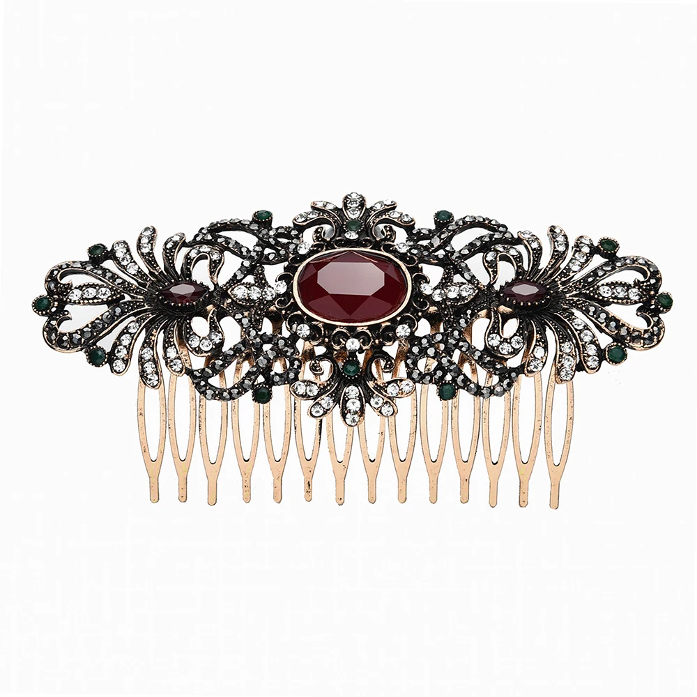 Очаровательные свадебные украшения Стразы с кристаллами Цветочные винтажные