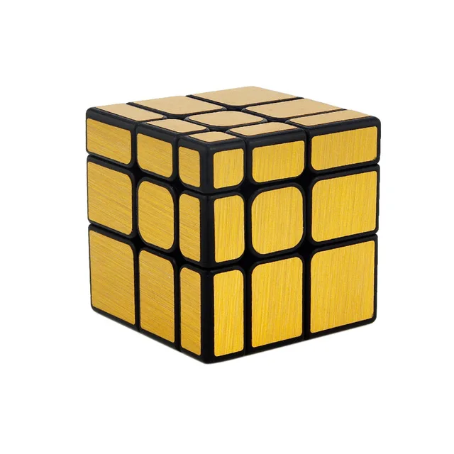 Golden Новое поступление MoFang JiaoShi MF8811 3x3x3 скоростное зеркало S Cubing классная головоломка волшебный куб 57 мм-серебро - Цвет: Golden