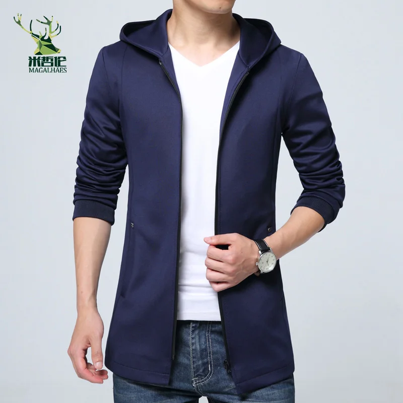 Осень и весна 2016 новинка мужская куртка пальто тонкое корейское хлопковое с