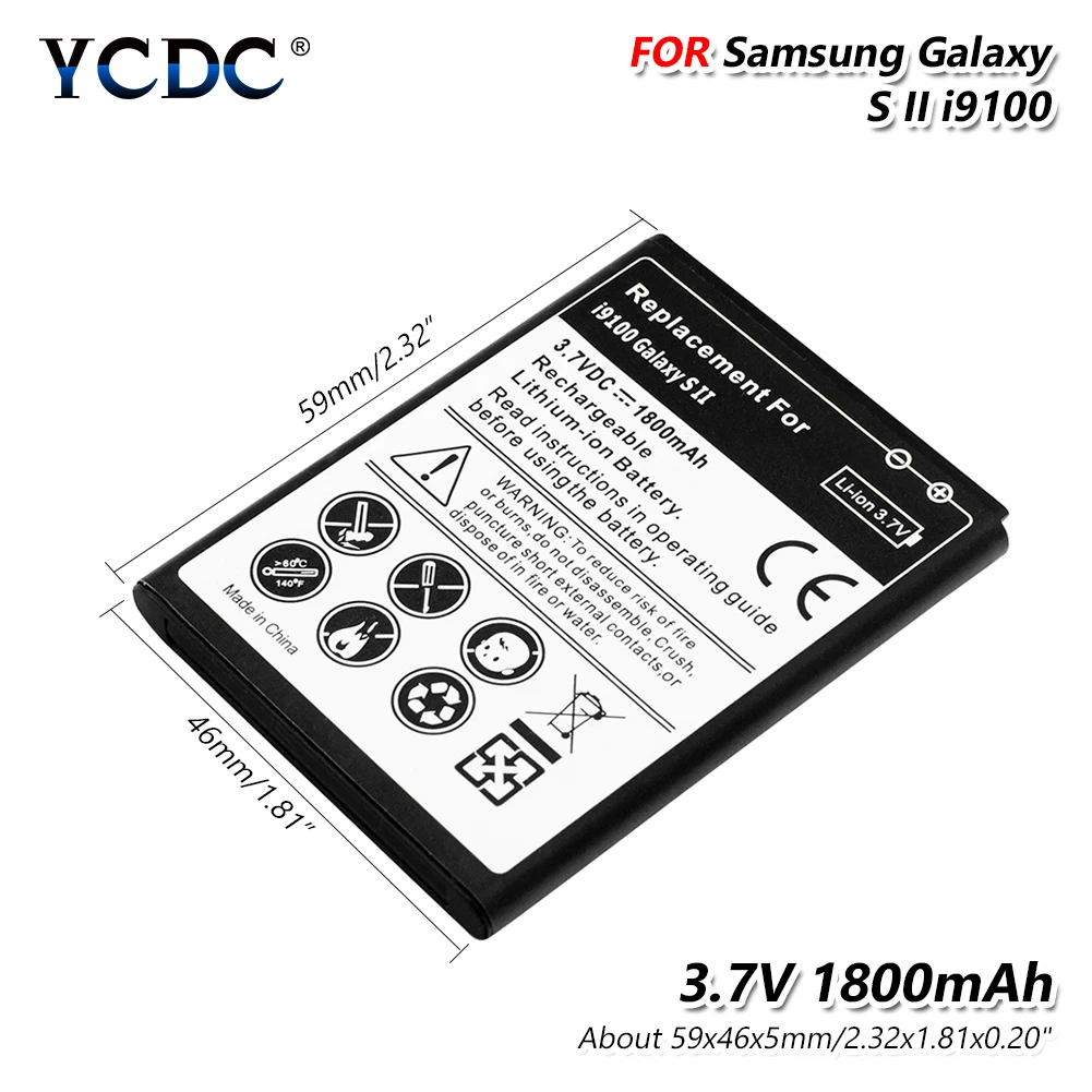 Оригинальный телефон 3 7 V 1800mAh Замена батареи внутренние Аккумулятор для Samsung Galaxy