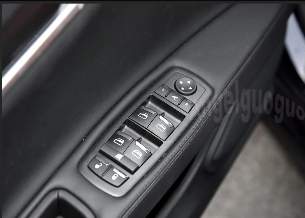 Angelguoguo окна автомобиля очки подъемник кнопка украшения рамки наклейки для Maserati Levante/Maserati Ghibli седан/Quattroporte