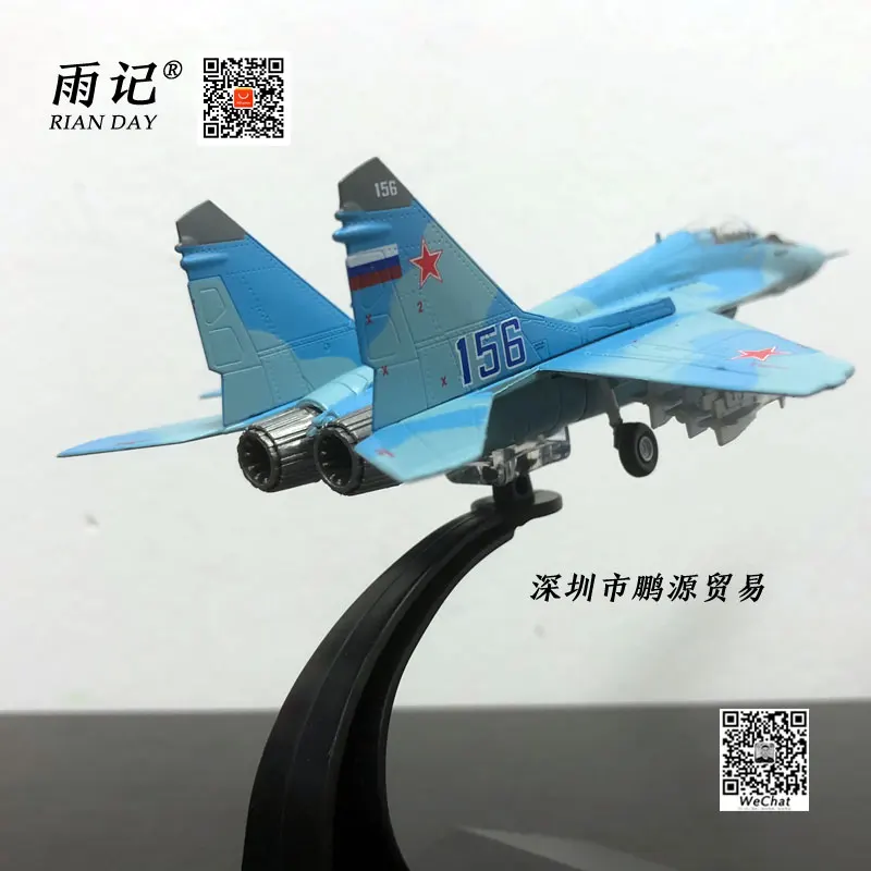Амер 1/100 весы военная модель игрушки Русский Микояна миг-29 истребитель литой металлический самолет модель игрушки для подарка/Коллекция