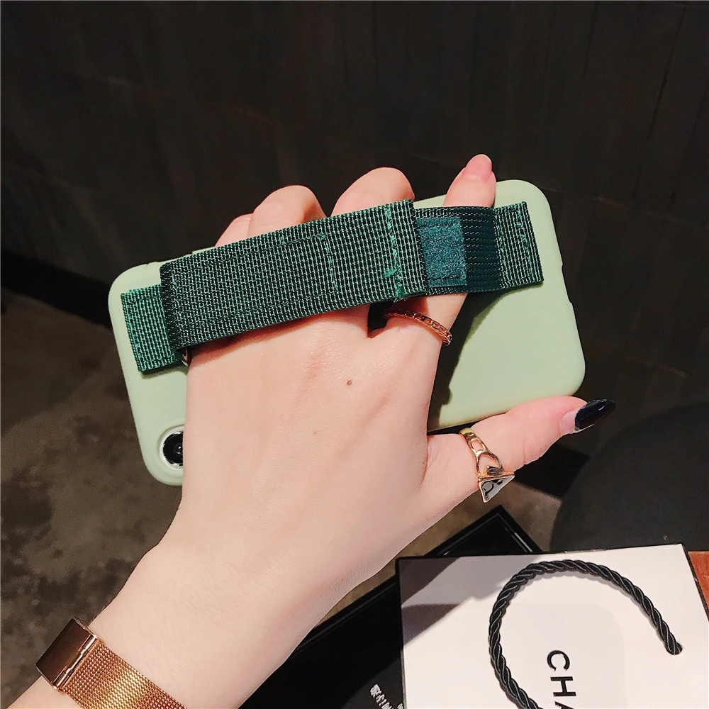 Ретро сплошной цвет чехол с клубникой для IPhone X XS MAX XR модный ремешок силиконовый