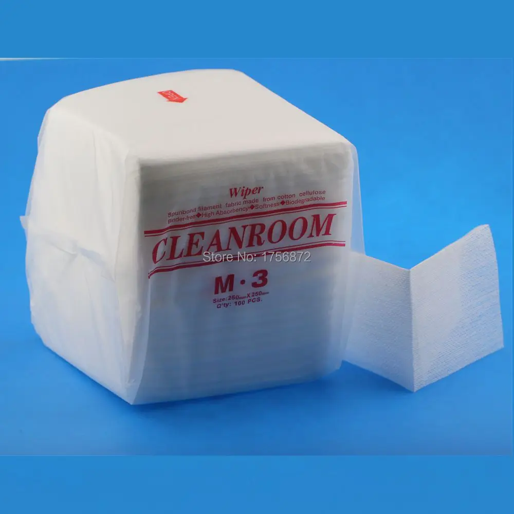 100 шт./корд. Оригинальные чистящие салфетки без пыли бумажные