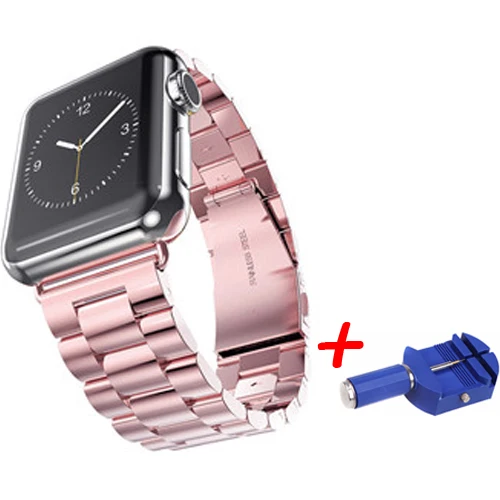 Ремешок для Apple watch Band 4 5 correa iwatch 42 мм 38 мм 3 2 44 мм 40 мм браслет из нержавеющей стали pulseira Apple watch 4 аксессуары - Цвет ремешка: band tool