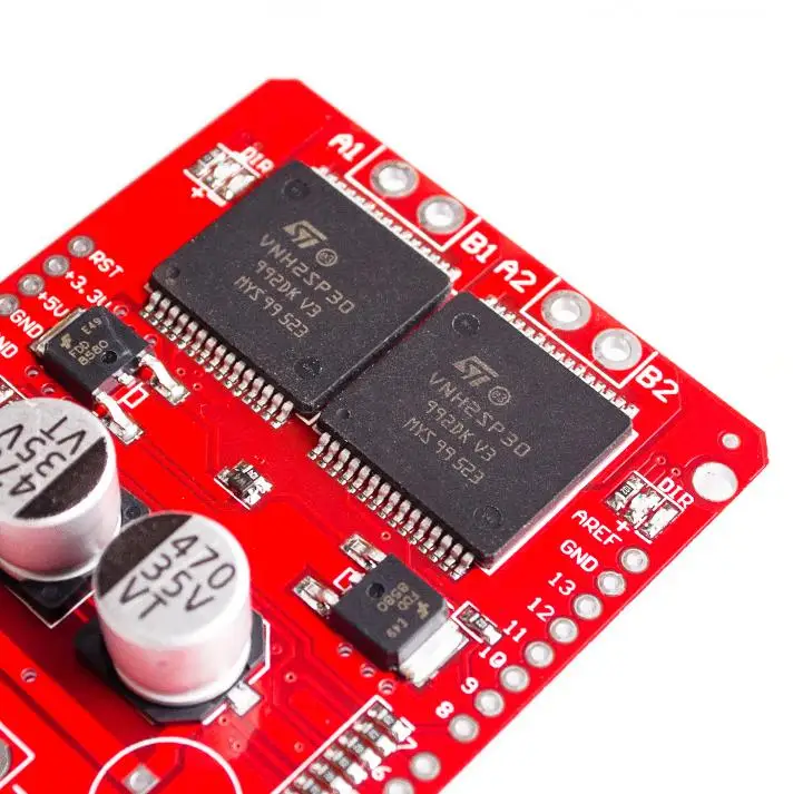 【AH ROBOT】! Monster Moto Shield VNH2SP30 stepper motor driver module high current 30A for | Электронные компоненты и
