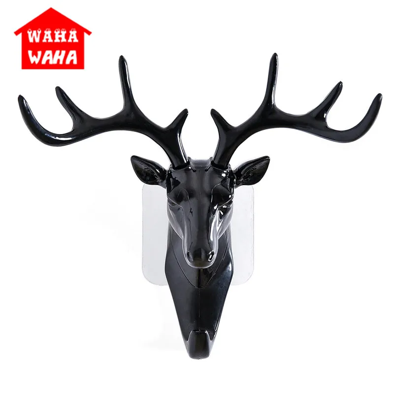 

Creative Antlers Hooks Bathroom Hook for Hanging Multi-purpose Wall Coat Keys Bag Clothes Hook Wall-mounted Household Hooks